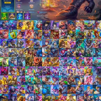 Mobile Legends: Bang Bang Accounts Collector Global | 315s | Exalted 3 | Alu Legends | Guni aspirants | Kof Gus| Thamuz Chou