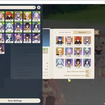 Genshin Impact Accounts Others Asia|AR 35|2 Limited (Flins & Varesa) + Std (Keqing & Diluc)|Reuni ON|Usn Unset|Male MC|Take