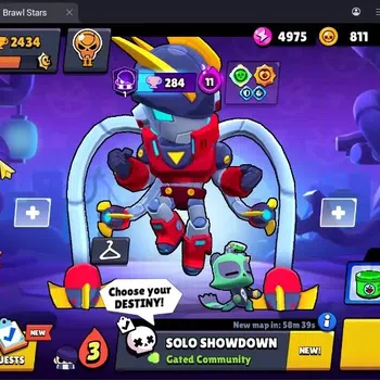Brawl Stars Accounts Trophy2434|27Brawler|5Max(BoHC,EdgarHC,EmzHC,MortisHC,Bibi)|1Legend,1Mythic Skin|5010