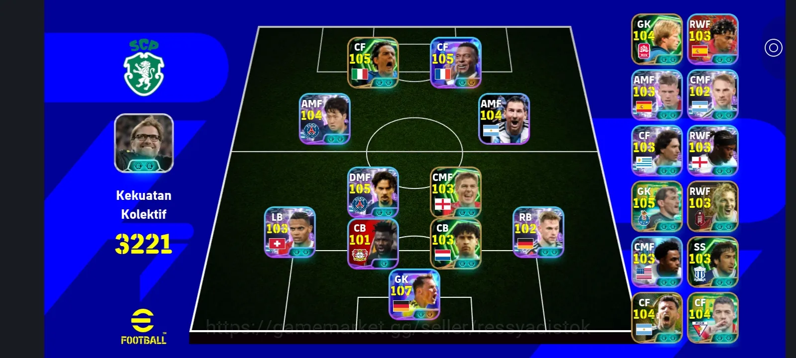 eFootball Accounts Legends & Iconic Players COLECTIVE 3221+ | KYLIAN MBAPPE WCP2026 x FILIPO INZAGHI x VITINHA x D GERARD x 1