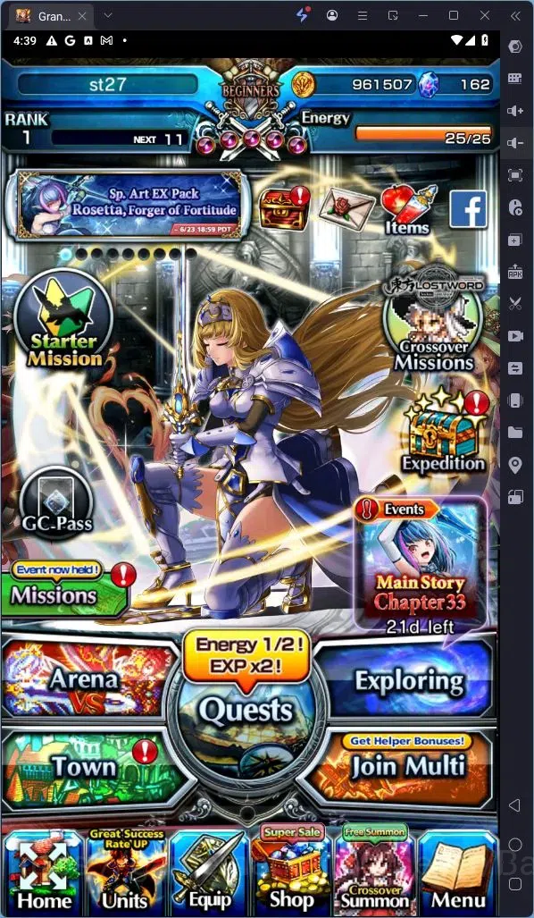 Grand Summoners Accounts Global | Rank 1| Lvl 90 Chloe, Lvl 90 Godspeed Cru image 3