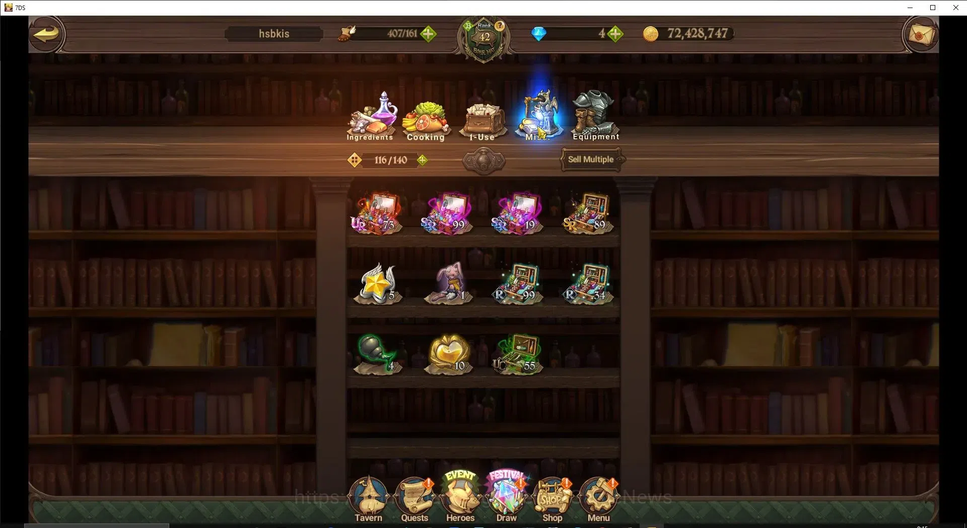 The Seven Deadly Sins: Grand Cross Accounts Global|1M CC|2 LR+5 UR|Nemesis Meliodas5/6,Elizabe image 14