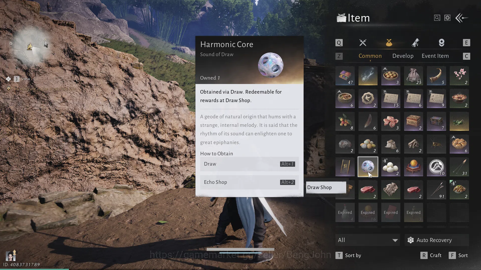 Where Winds Meet Accounts Global | 1 Harmonic Core | MC Male | Starter RA138 image 5