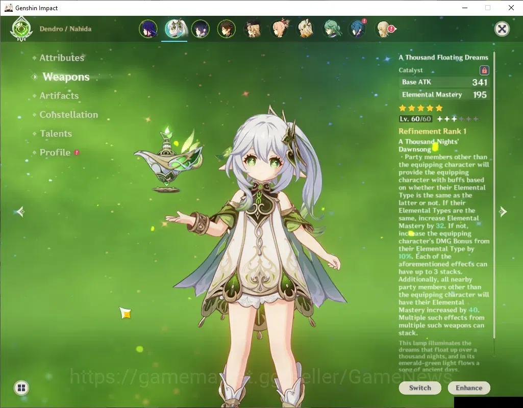 Genshin Impact Accounts ASIA|AR 56|Rate ON|8 Limited+7(*5Wep)|Nahida+Sign, image 3