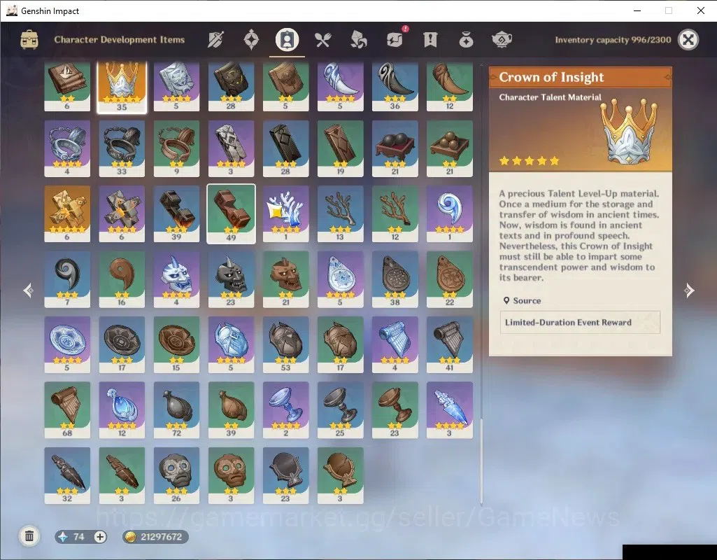 Genshin Impact Accounts ASIA|AR 56|Rate ON|8 Limited+7(*5Wep)|Nahida+Sign, image 6