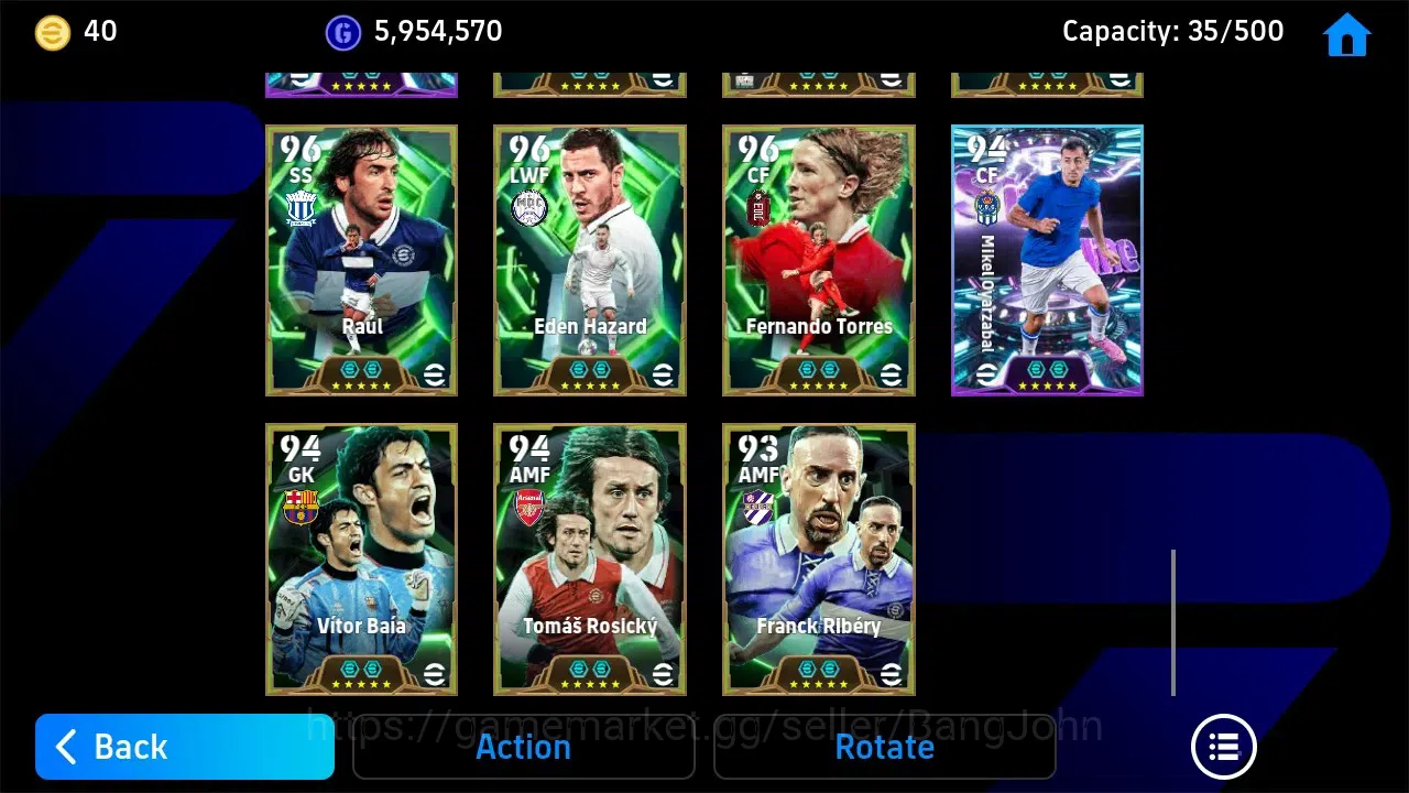 eFootball Accounts High-End Mobile |PW 3217|Bigtime George Best,Rijkaard|Epic Basten,Ronaldinho,Maclon Etc|SHW 1