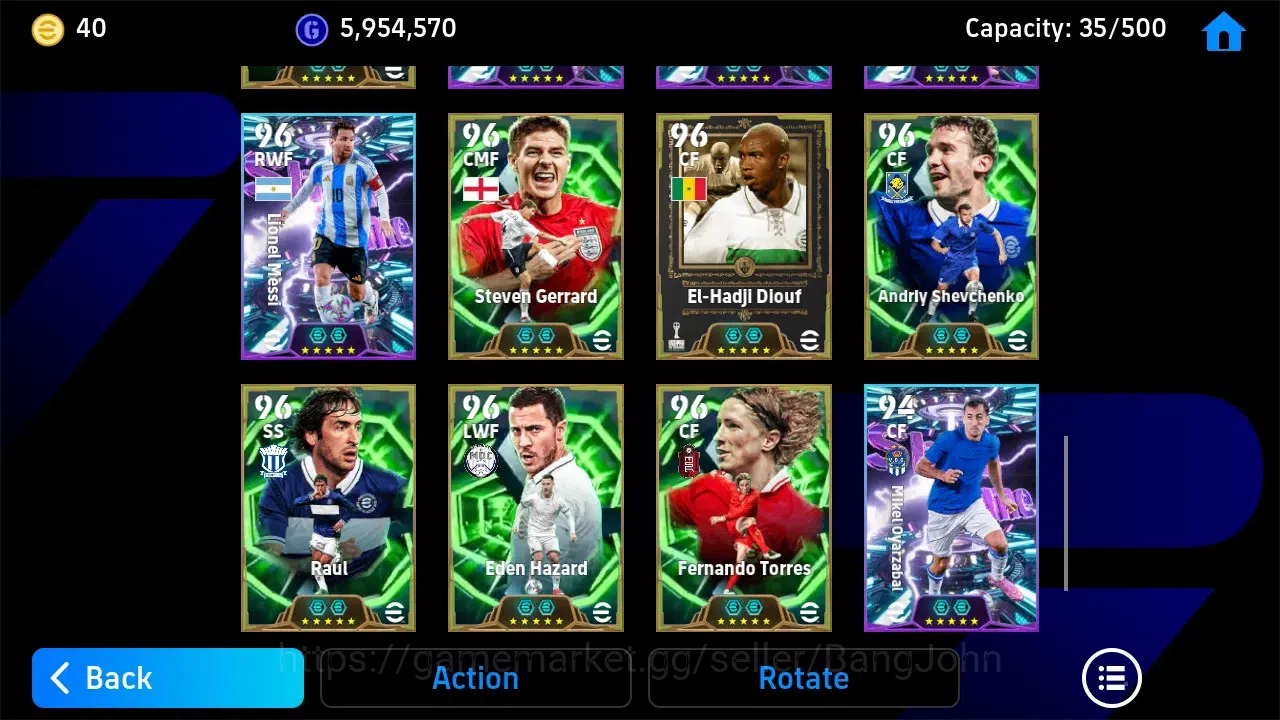 eFootball Accounts High-End Mobile |PW 3217|Bigtime George Best,Rijkaard|Epic Basten,Ronaldinho,Maclon Etc|SHW 2