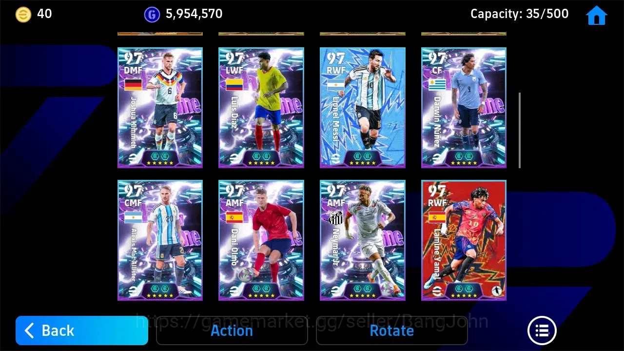 eFootball Accounts High-End Mobile |PW 3217|Bigtime George Best,Rijkaard|Epic Basten,Ronaldinho,Maclon Etc|SHW 4