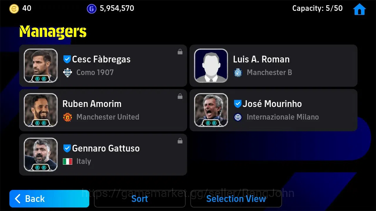 eFootball Accounts High-End Mobile |PW 3217|Bigtime George Best,Rijkaard|Epic Basten,Ronaldinho,Maclon Etc|SHW 6