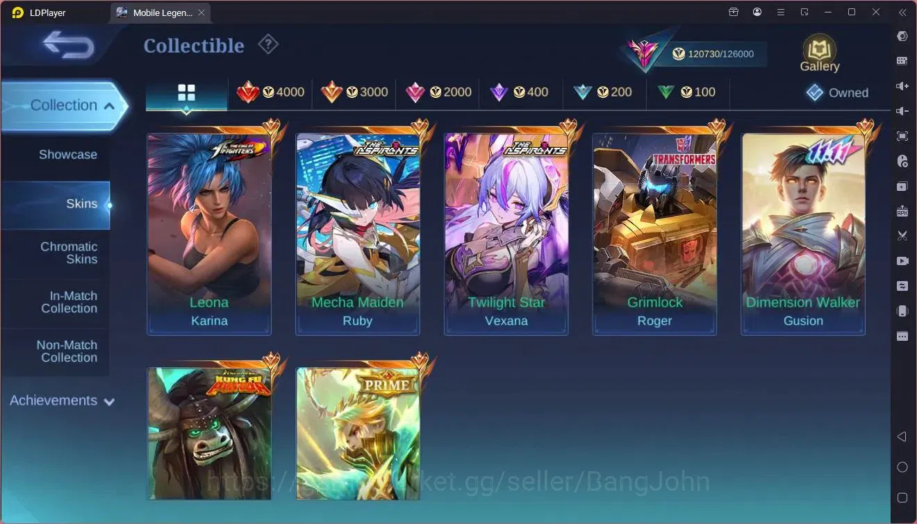 Mobile Legends: Bang Bang Accounts Global | Hero 132| Skin 396| Exalted| Legend Freya image 16