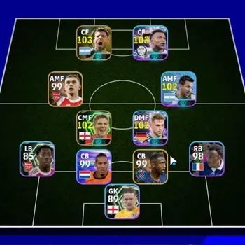 eFootball Accounts Legends & Iconic Players Android|6 Show Time Kylian Mbappe,Joshua Kimmich,Lionel Messi |4 Epic Sergio