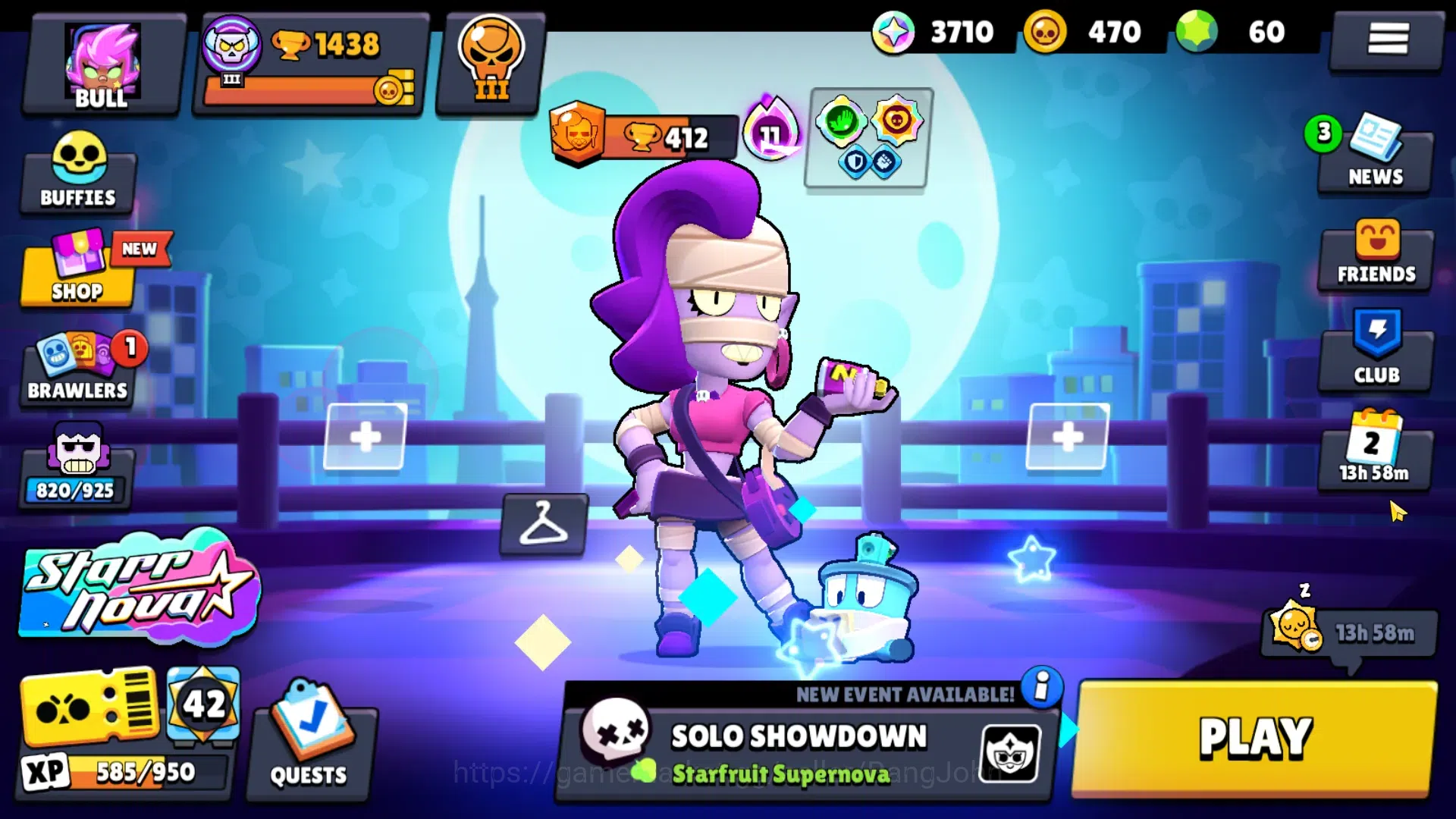 Brawl Stars Accounts 1436Thropy|16 Brawler-2 Max Lv(Emz Full Buffie, Sh image 1