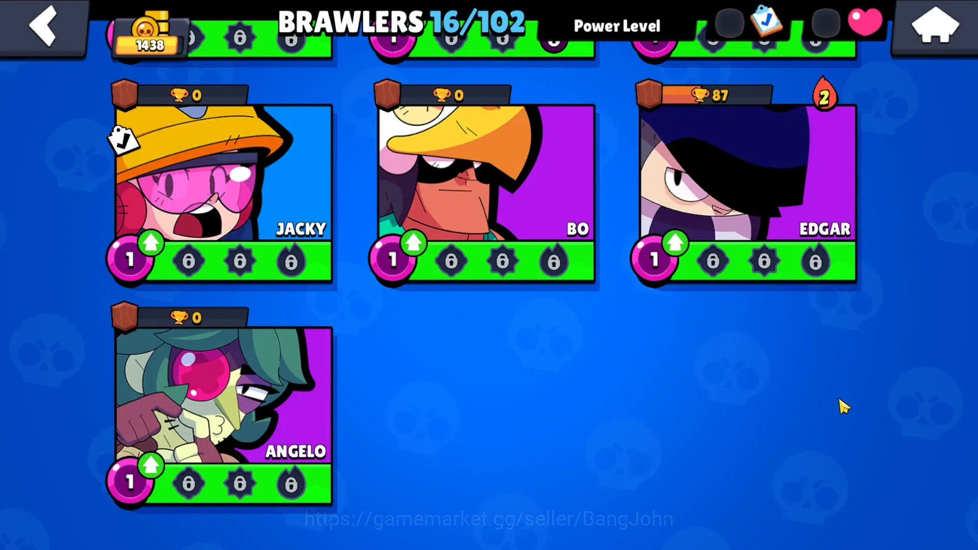 Brawl Stars Accounts 1436Thropy|16 Brawler-2 Max Lv(Emz Full Buffie, Sh image 2