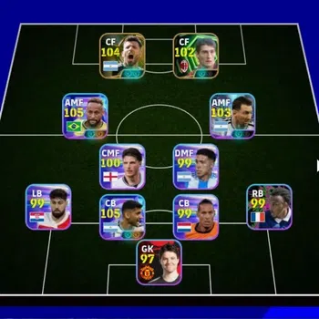 eFootball Accounts Legends & Iconic Players Android|4 Show Time Neymar Jr,Cristan Romero,Lionel Messi|3 Epic Sergio