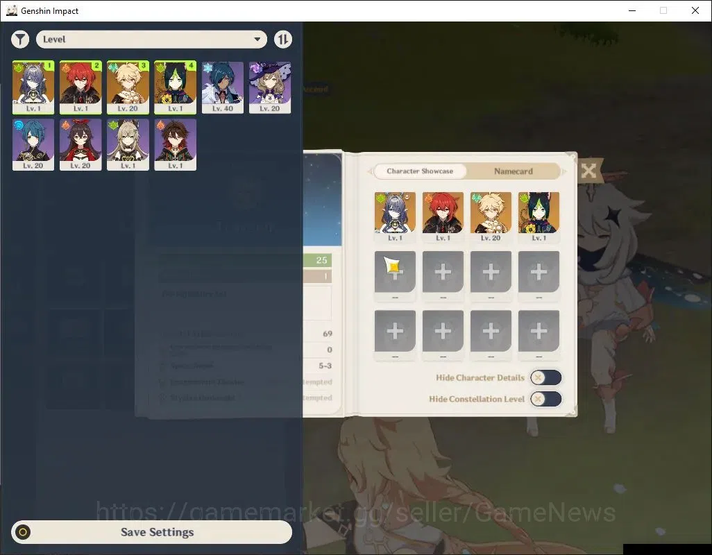 Genshin Impact Accounts Asia|AR 25|1 Limited(Lauma),2 Standard(Diluc,Tighn image 2