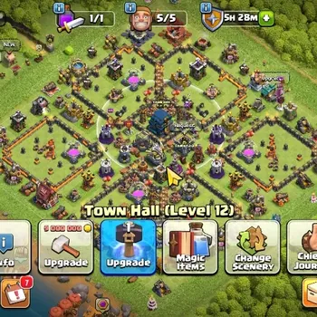 Clash of Clans Accounts High-End LV 85|TH 12|HH 6|Limited Skin|BK 45,AQ 41,GW 14,MP 27|CN ON|Protect OFF|Take Mail|COC2372