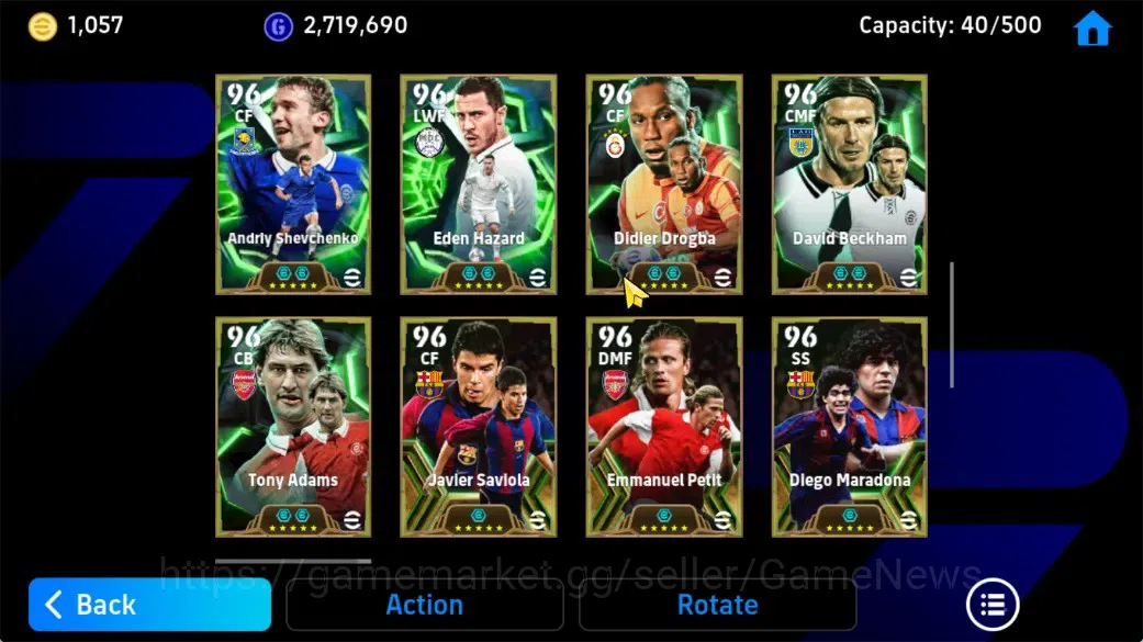 eFootball Accounts Android|Epic Ruud Gullit,Cannavaro,Paul Scholes,Ha image 8