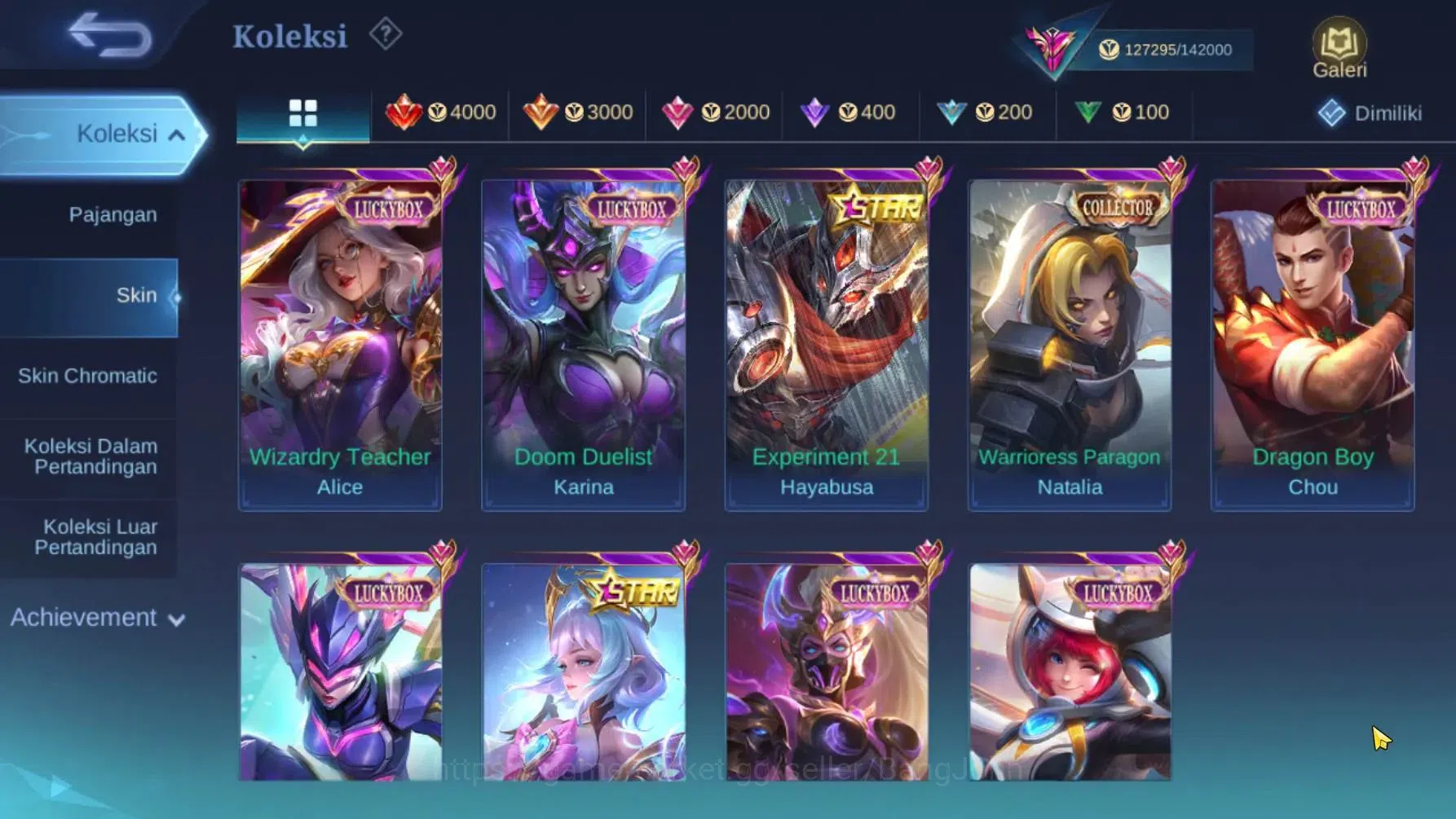 Mobile Legends: Bang Bang Accounts Global|Hero 132|Skin 403|KOF Guin|Asp Lesley+Chang image 10