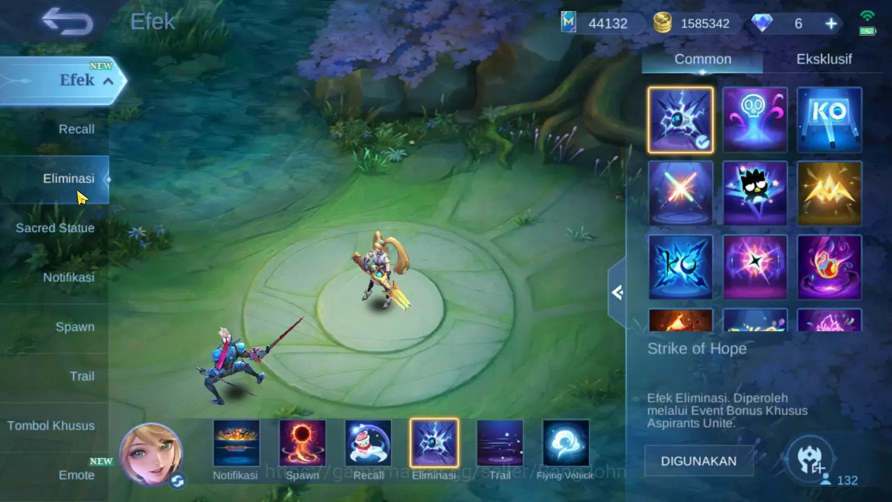 Mobile Legends: Bang Bang Accounts Global|Hero 132|Skin 403|KOF Guin|Asp Lesley+Chang image 17