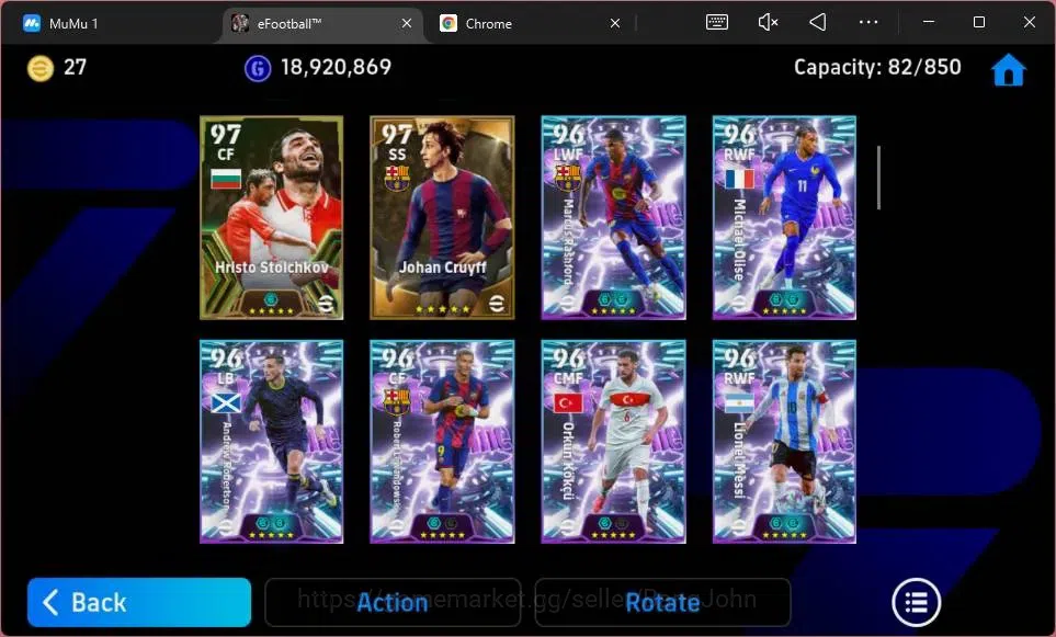 eFootball Accounts ANDROID|PW 3175|E-BT Lionel Messi|Epc Puskas|Epc G image 14