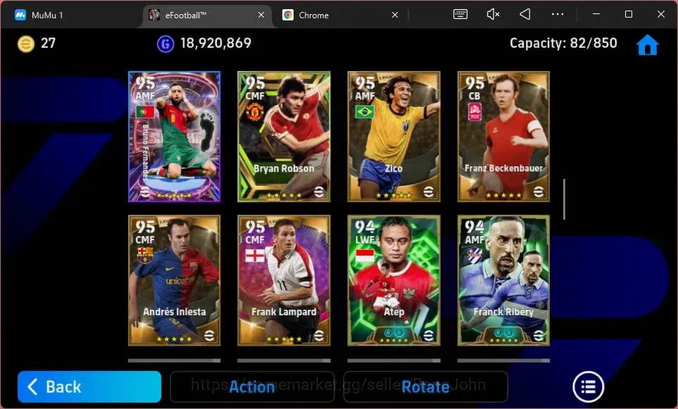 eFootball Accounts ANDROID|PW 3175|E-BT Lionel Messi|Epc Puskas|Epc G image 17