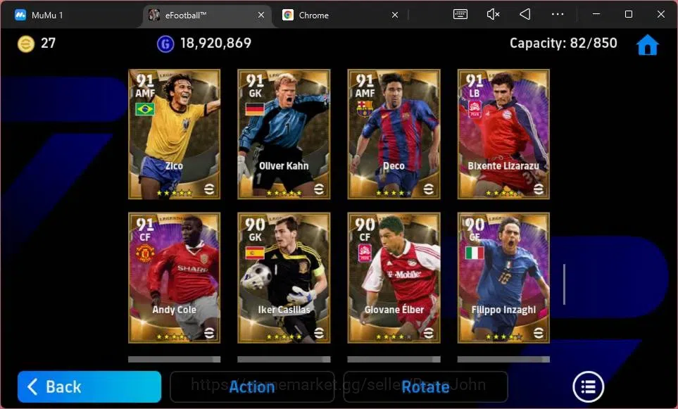 eFootball Accounts ANDROID|PW 3175|E-BT Lionel Messi|Epc Puskas|Epc G image 20