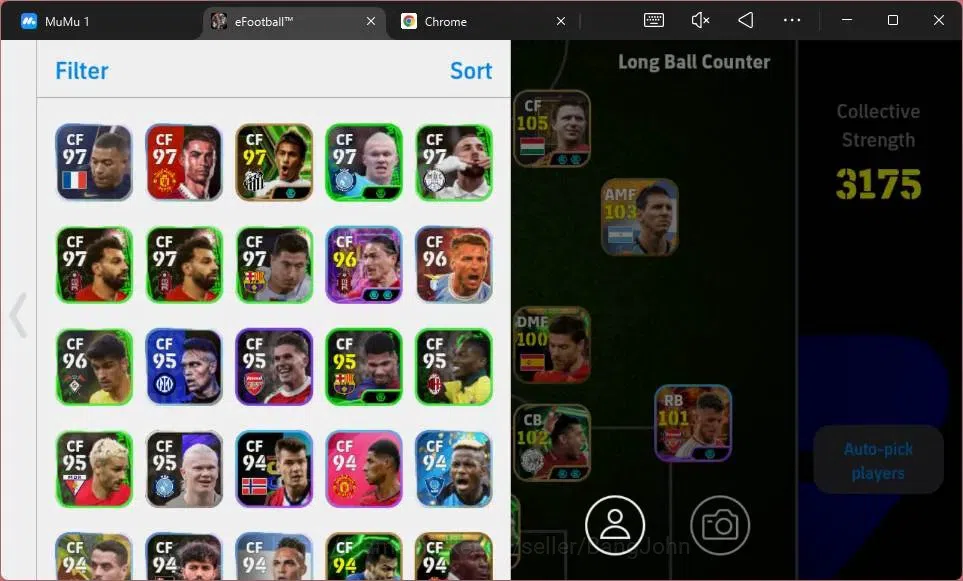 eFootball Accounts ANDROID|PW 3175|E-BT Lionel Messi|Epc Puskas|Epc G image 3
