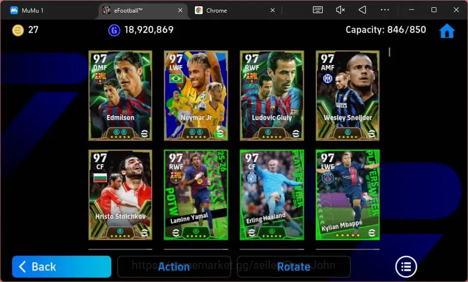eFootball Accounts ANDROID|PW 3175|E-BT Lionel Messi|Epc Puskas|Epc G image 7