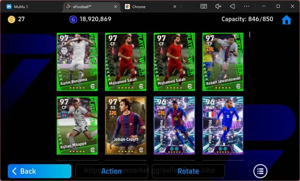 eFootball Accounts ANDROID|PW 3175|E-BT Lionel Messi|Epc Puskas|Epc G image 8