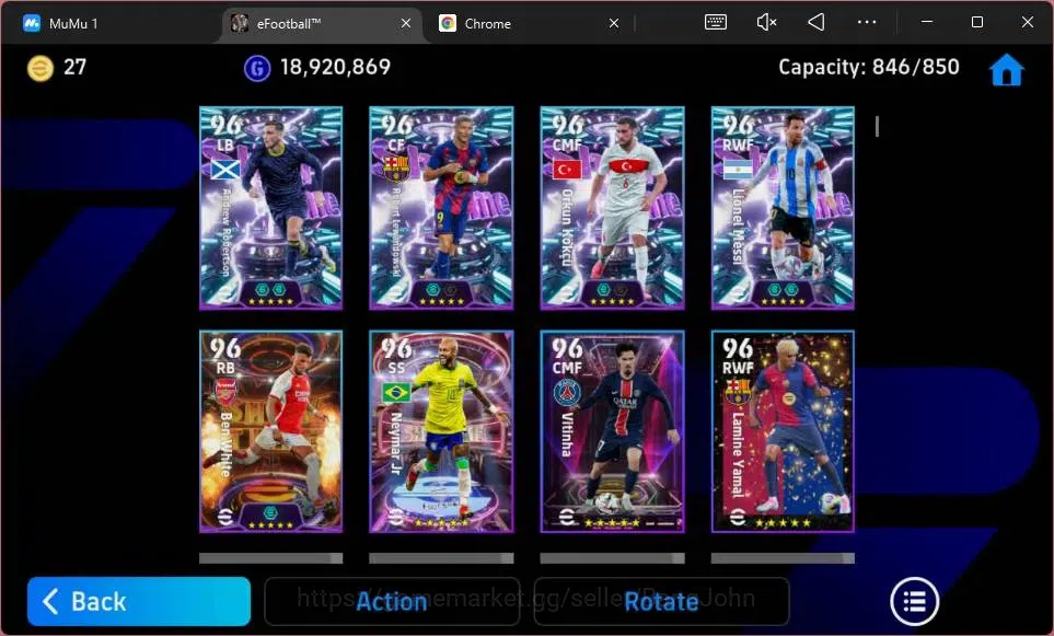 eFootball Accounts ANDROID|PW 3175|E-BT Lionel Messi|Epc Puskas|Epc G image 9