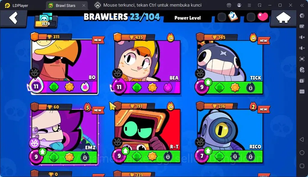 Brawl Stars Accounts Global |Trophy 1579| Brawler 2 Max Supercharge |Skins 2 Mythic,5 Epic|Bling 6722|Protect Off|Check SS 17