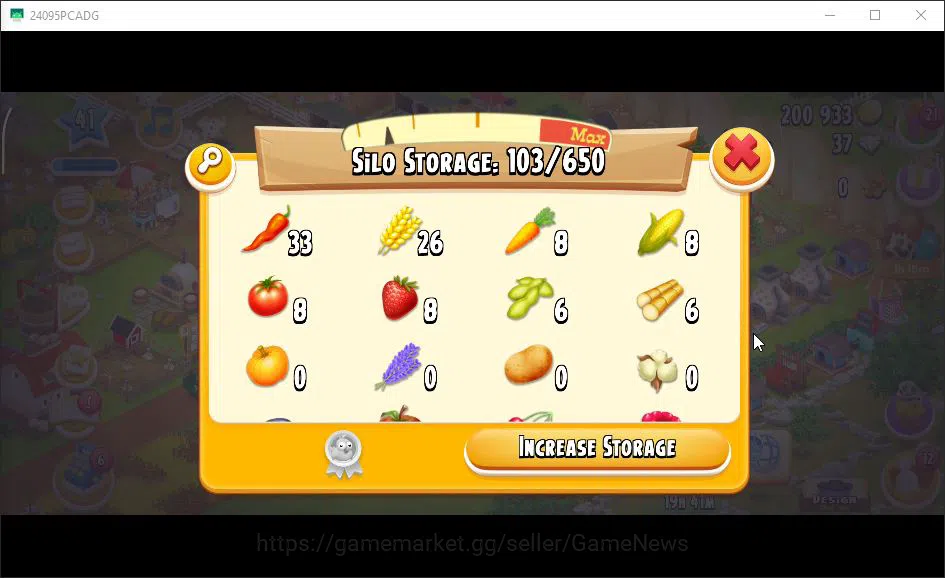 Hay Day Accounts Level 41 | Barn Storage 1100 + Silo Storage 650 |  image 12