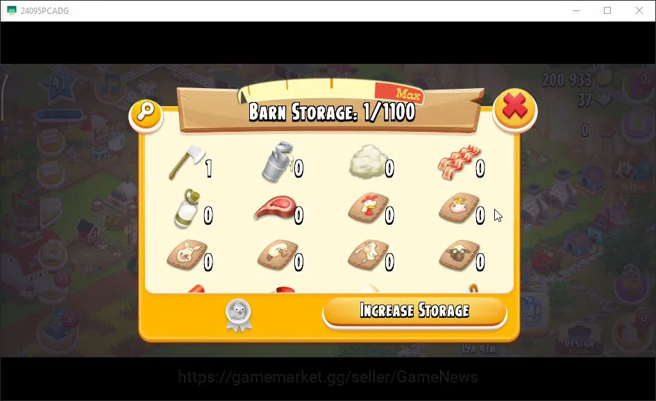 Hay Day Accounts Level 41 | Barn Storage 1100 + Silo Storage 650 |  image 13