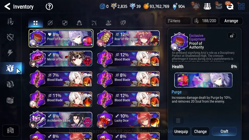 Epic Seven Accounts ASIA Unverif|13 ML(Notos,SS Vivian,A Elena,Etc)+P image 3