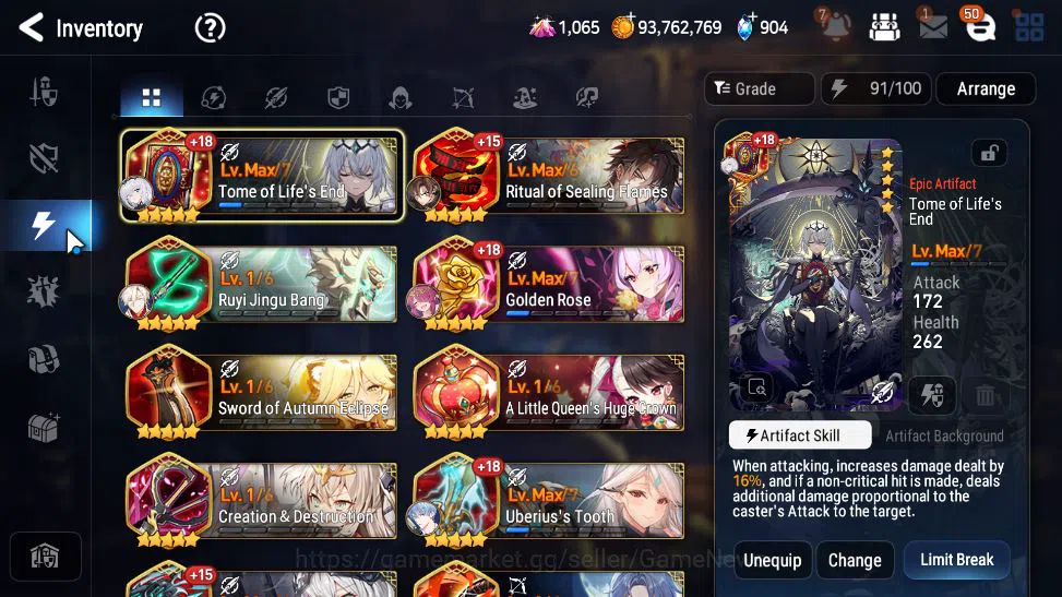 Epic Seven Accounts ASIA Unverif|13 ML(Notos,SS Vivian,A Elena,Etc)+P image 9