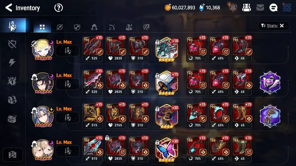 Epic Seven Accounts High-End ASIA Verif|41 ML(Notos,LOT Scales,BArunka,Salome,RnL,Belian,LC 19
