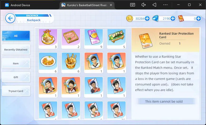 Kuroko's Basketball Street Rivals Accounts SEA|SV13|Lv31|DM 2190|Taiga Kagami A2,Daiki Aomine image 4