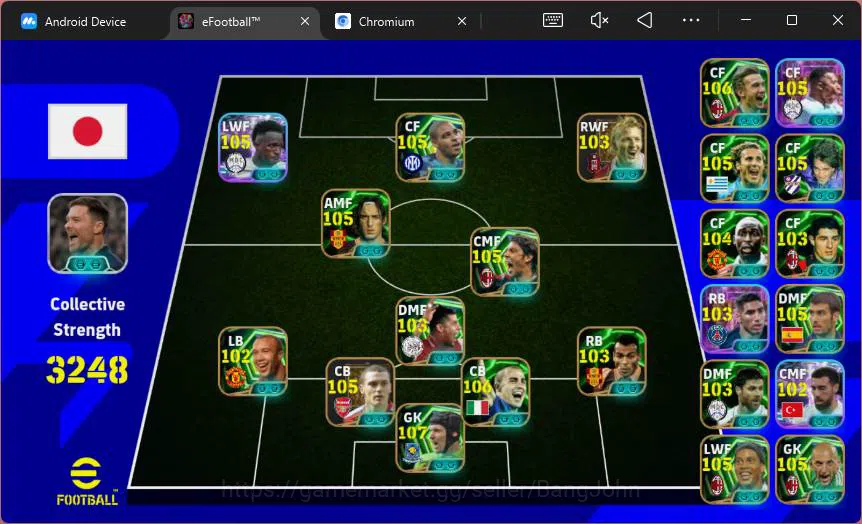 eFootball Accounts Power 3248|Good account many epic & showtime|Petr  image 13