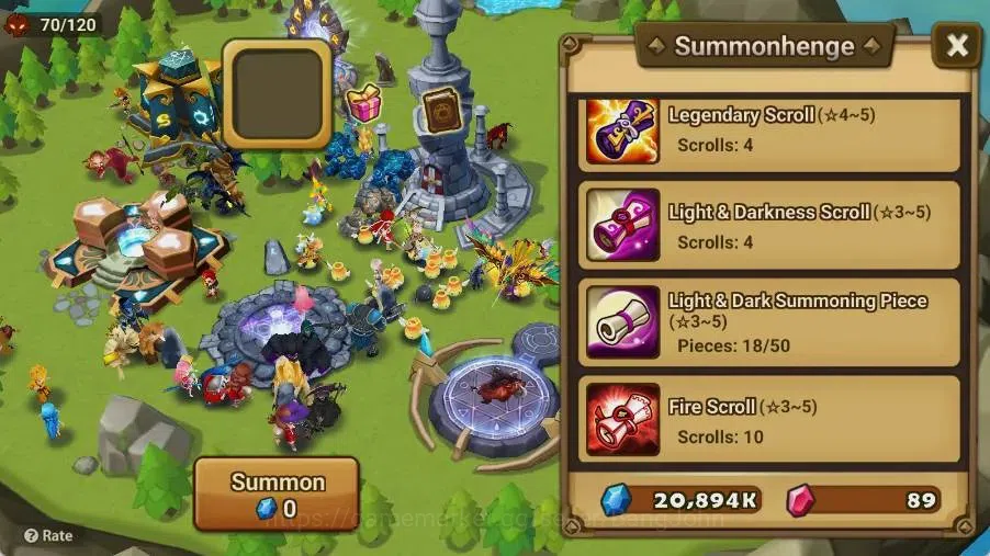Summoners War: Sky Arena Accounts Starter GLOBAL | NB 5 TESHAR,Starter Gacha 115 12Y+160 11Y Scrool, 3 Legendary All 4