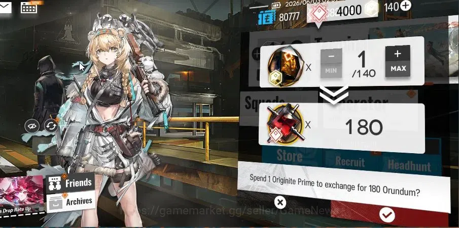 Arknights Accounts Lv 30|59 OP+1 Skin|3,8K Orundum+140 Originium|1 Li image 2