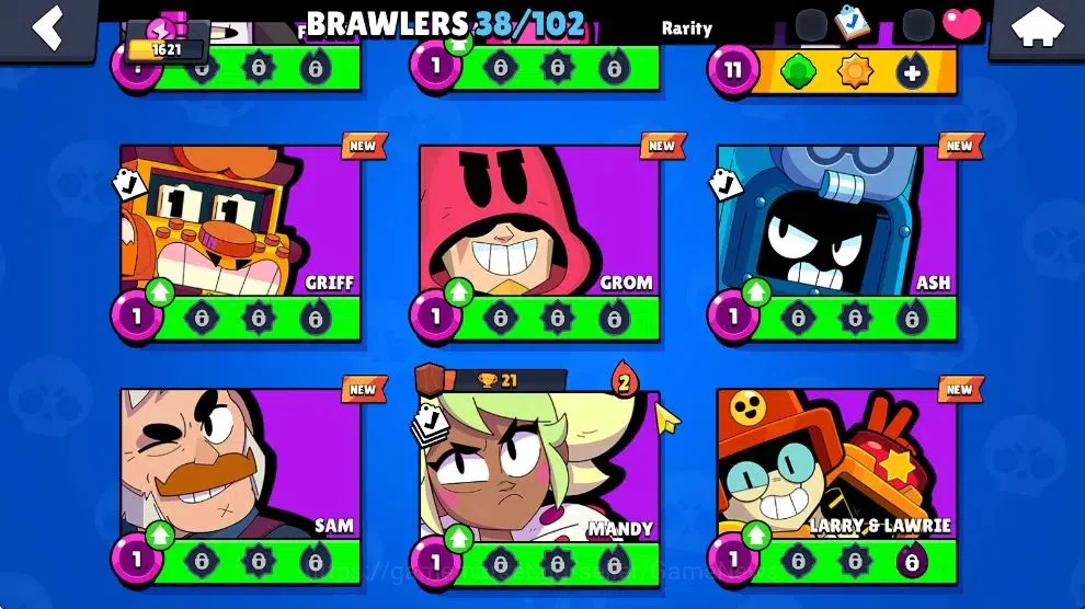 Brawl Stars Accounts 1621 Trophy|145 Gem|38 Brawlers 4 Max Lvl|1 Hypch  image 7