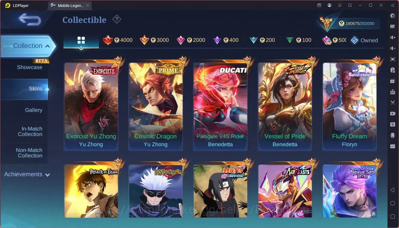 Mobile Legends: Bang Bang Accounts Collector Global |Hero 133|Skin 448|Mega|Legend Lunox|SaintSeiya Badang,Chou|JJK 10