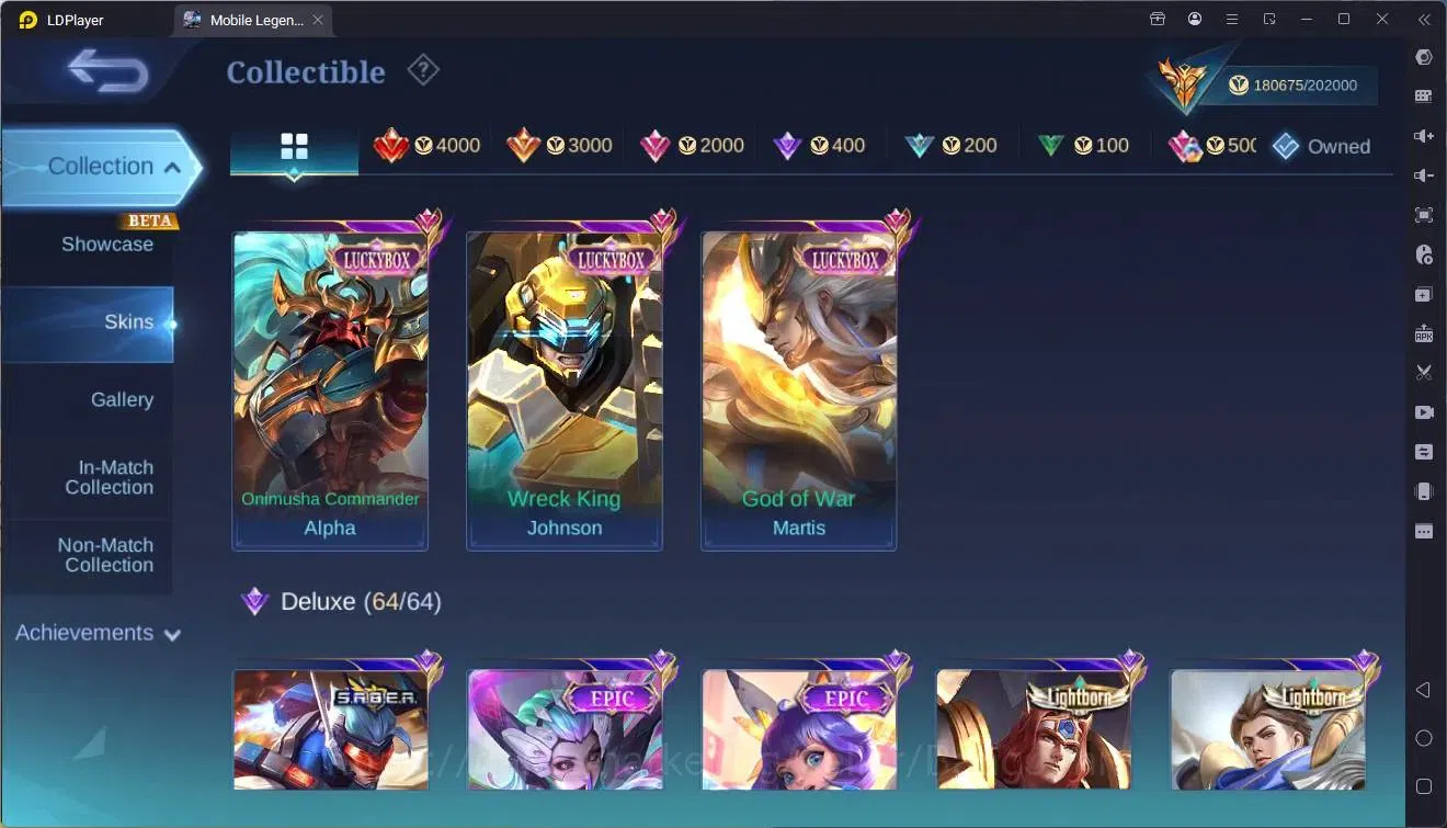 Mobile Legends: Bang Bang Accounts Collector Global |Hero 133|Skin 448|Mega|Legend Lunox|SaintSeiya Badang,Chou|JJK 14