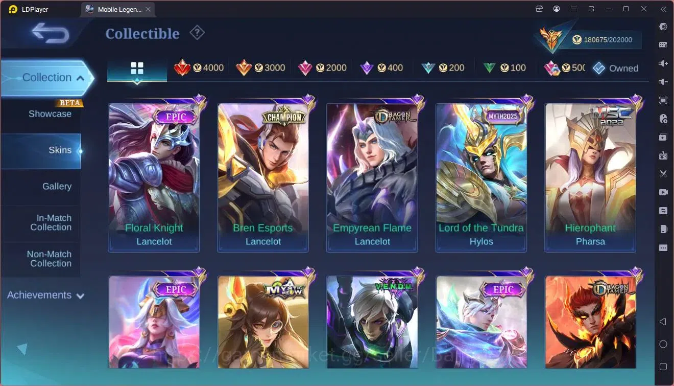 Mobile Legends: Bang Bang Accounts Collector Global |Hero 133|Skin 448|Mega|Legend Lunox|SaintSeiya Badang,Chou|JJK 20