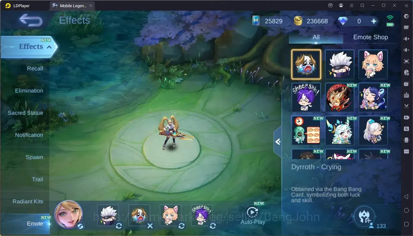 Mobile Legends: Bang Bang Accounts Collector Global |Hero 133|Skin 448|Mega|Legend Lunox|SaintSeiya Badang,Chou|JJK 6