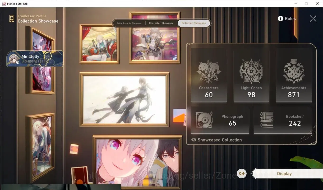 Honkai Star Rail Accounts ASIA|TL70|13 Lim *5 Acheron+Aventurine+Dan Heng IL image 1