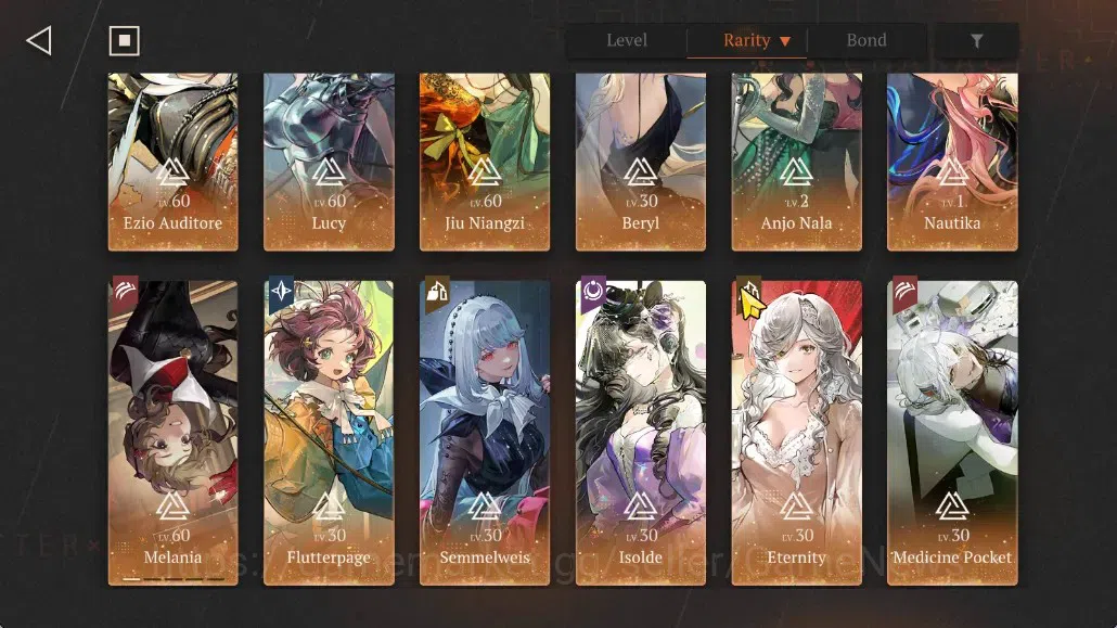 Reverse: 1999 Accounts GLOBAL|Lv69|26 Unilog|36(*6Crew)(7Limit)|[Beryl,Na image 3
