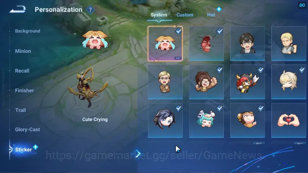 Honor of Kings Accounts Hero 66 Skin 31|Legend Angela,AOT Mayene,Heino,5 E image 10