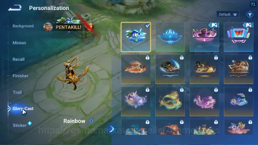 Honor of Kings Accounts Hero 66 Skin 31|Legend Angela,AOT Mayene,Heino,5 E image 9