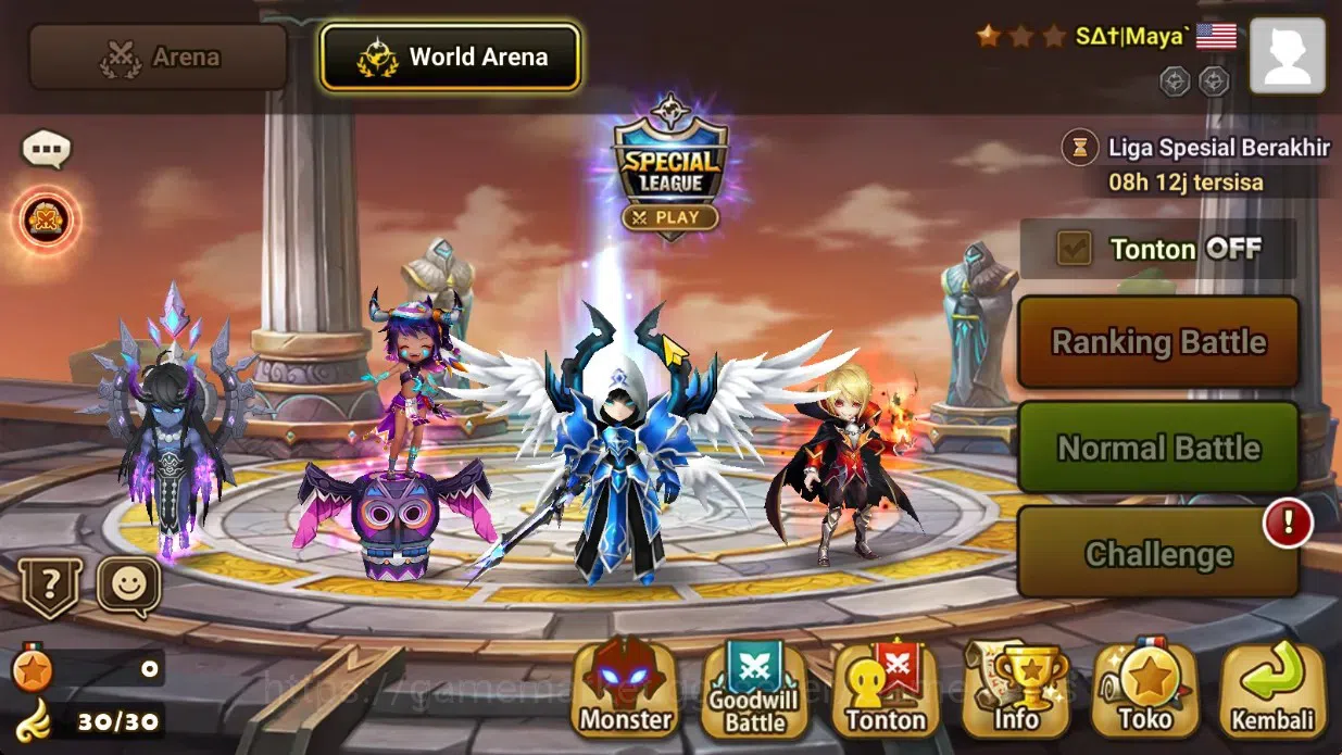 Summoners War: Sky Arena Accounts Starter GLOBAL Lv40|Frees Starter1 LD[Maya]|15Total 15